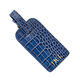 Personalized Crocodile Embossed Leather Luggage Tags Image 6 of 6